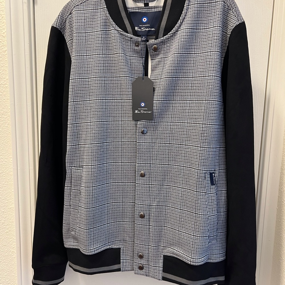 Ben Sherman Black Bomber Jacket